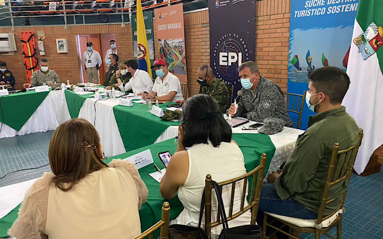 La Fuerza Aérea asistió al consejo de seguridad en Sucre