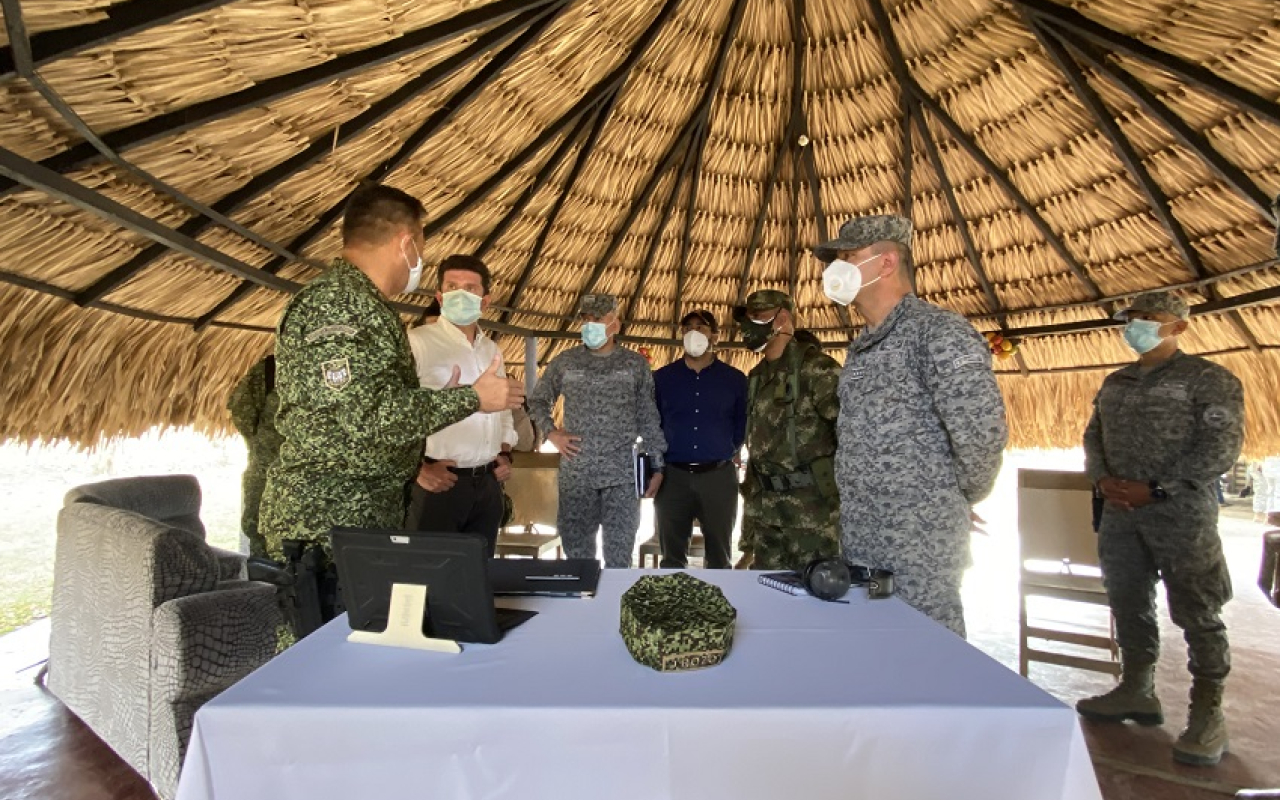 La Fuerza Aérea participó del consejo de seguridad del Salado