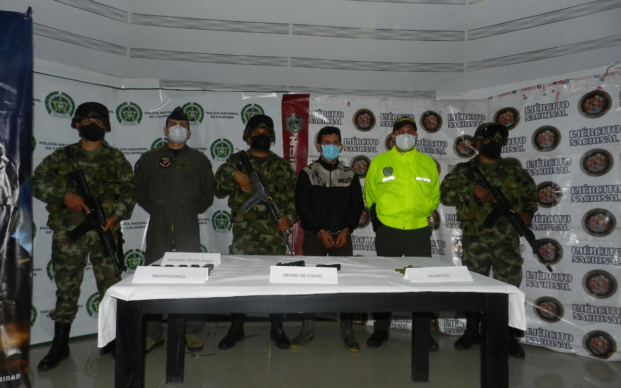 Capturado máximo cabecilla del GAO-r “Frente Ismael Ruiz”, en el sur del Tolima