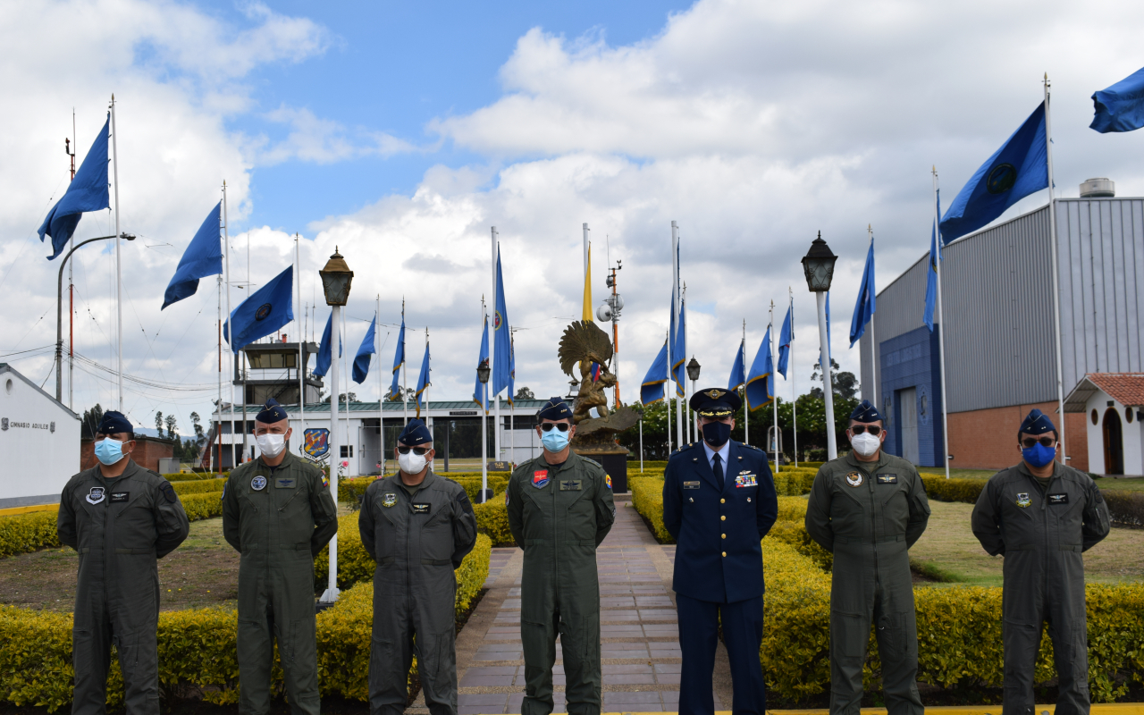 Visita Geoestratégica de la Fuerza Aérea Guatemalteca a CAMAN 