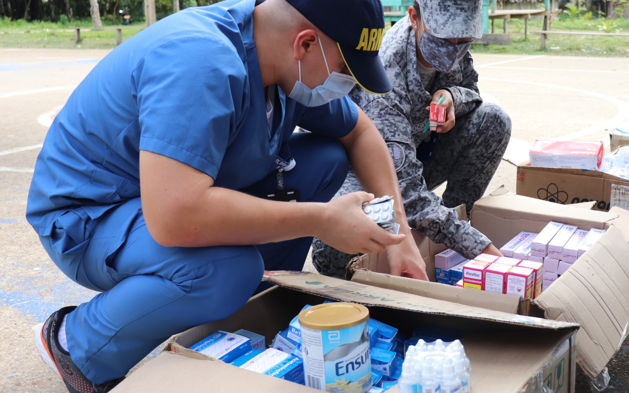 Jornada de salud fue apoyada por su Fuerza Aérea Colombiana en el Amazonas