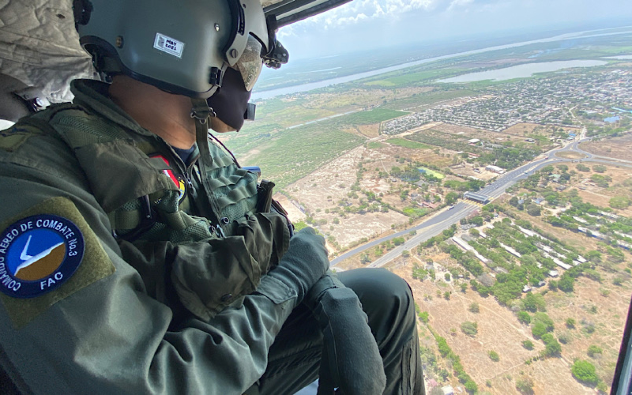 Durante el Plan Retorno, su Fuerza Aérea custodia las vías del Caribe