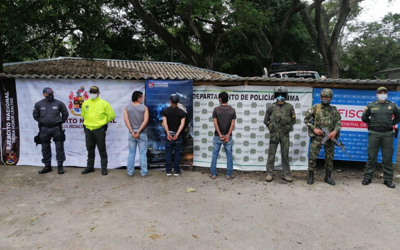 Desarticulada banda delincuencial ‘Los Tasty’ en Lérida, Tolima