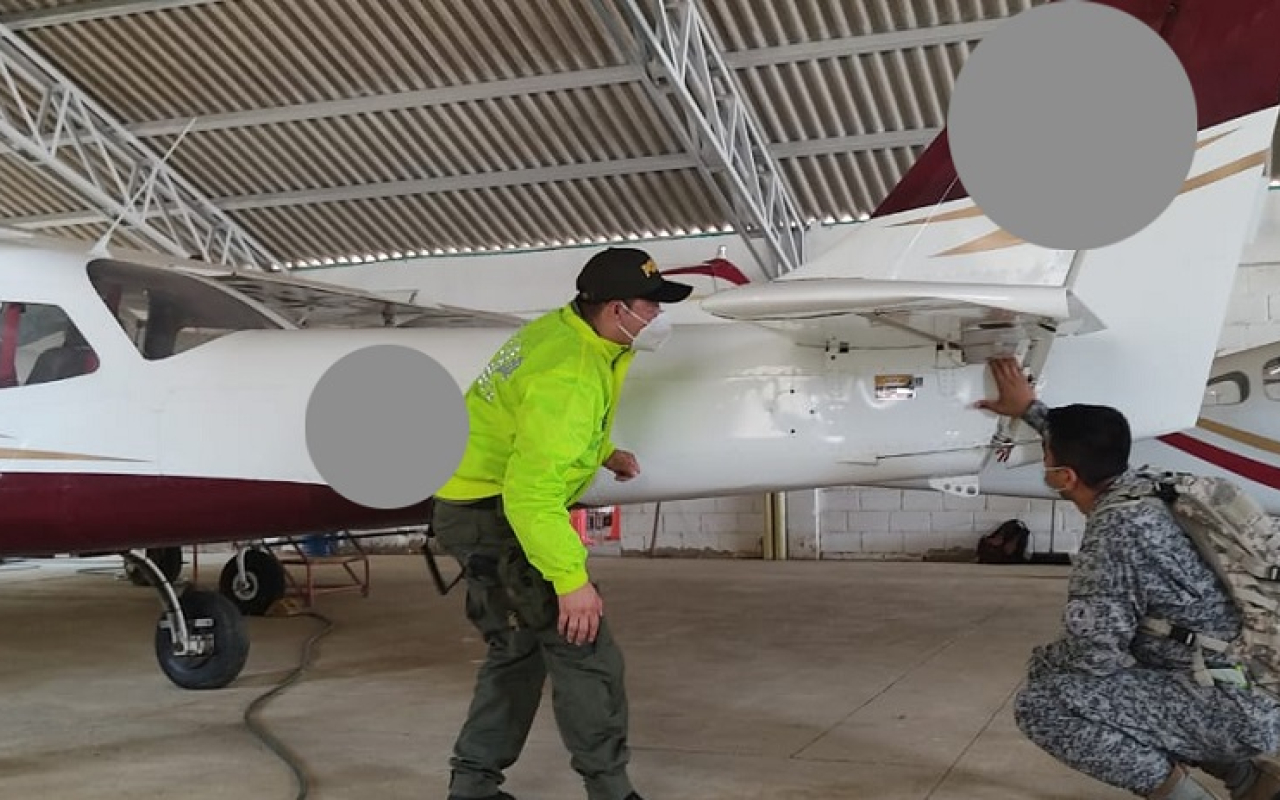 Inmovilizadas dos aeronaves, en el Caribe colombiano