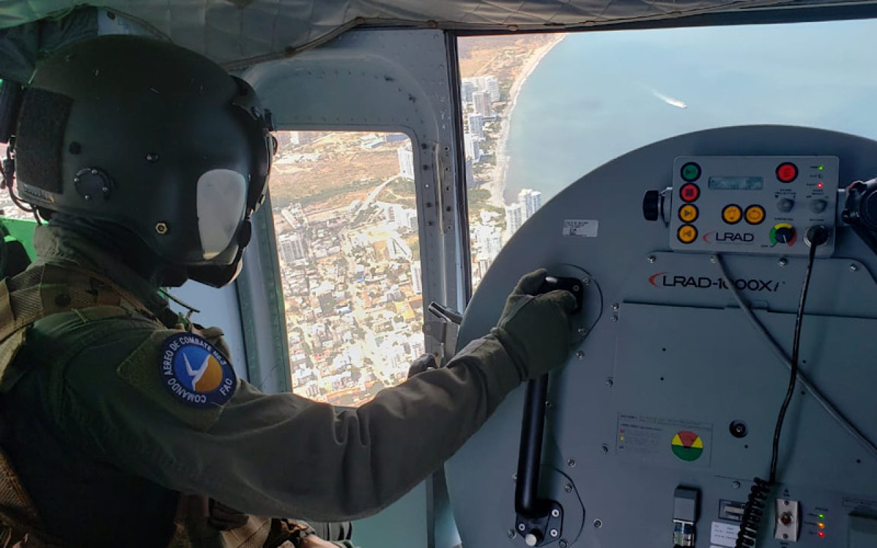 Patrullajes aéreos en el Caribe colombiano, durante esta Semana Santa