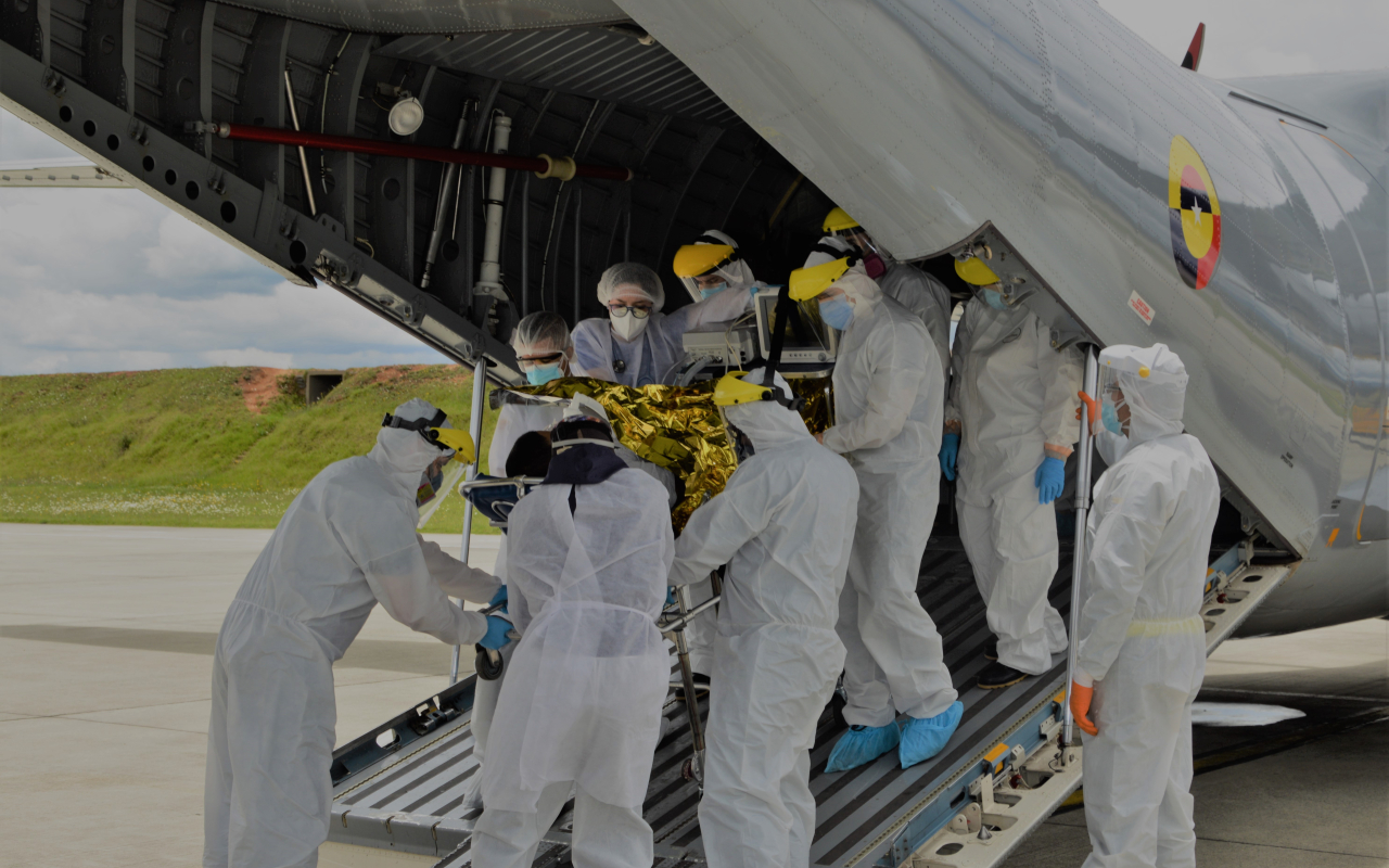 Nuevo traslado masivo es realizado por su Fuerza Aérea Colombiana 