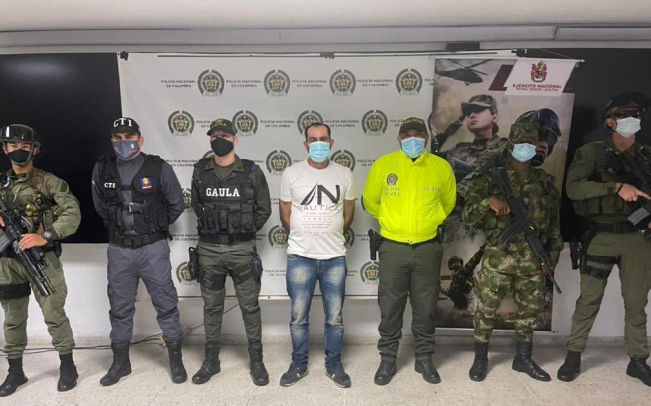 Capturado alias “Víctor” tercer cabecilla del Grupo Armado Organizado Residual “Compañía  Adán Izquierdo” en Sevilla, Valle