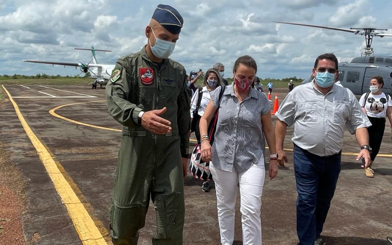 Su Fuerza Aérea comprometida con la conectividad en el departamento del Vichada 