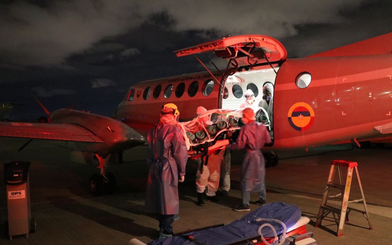 CATAM realiza una nueva misión de traslado a paciente con COVID-19