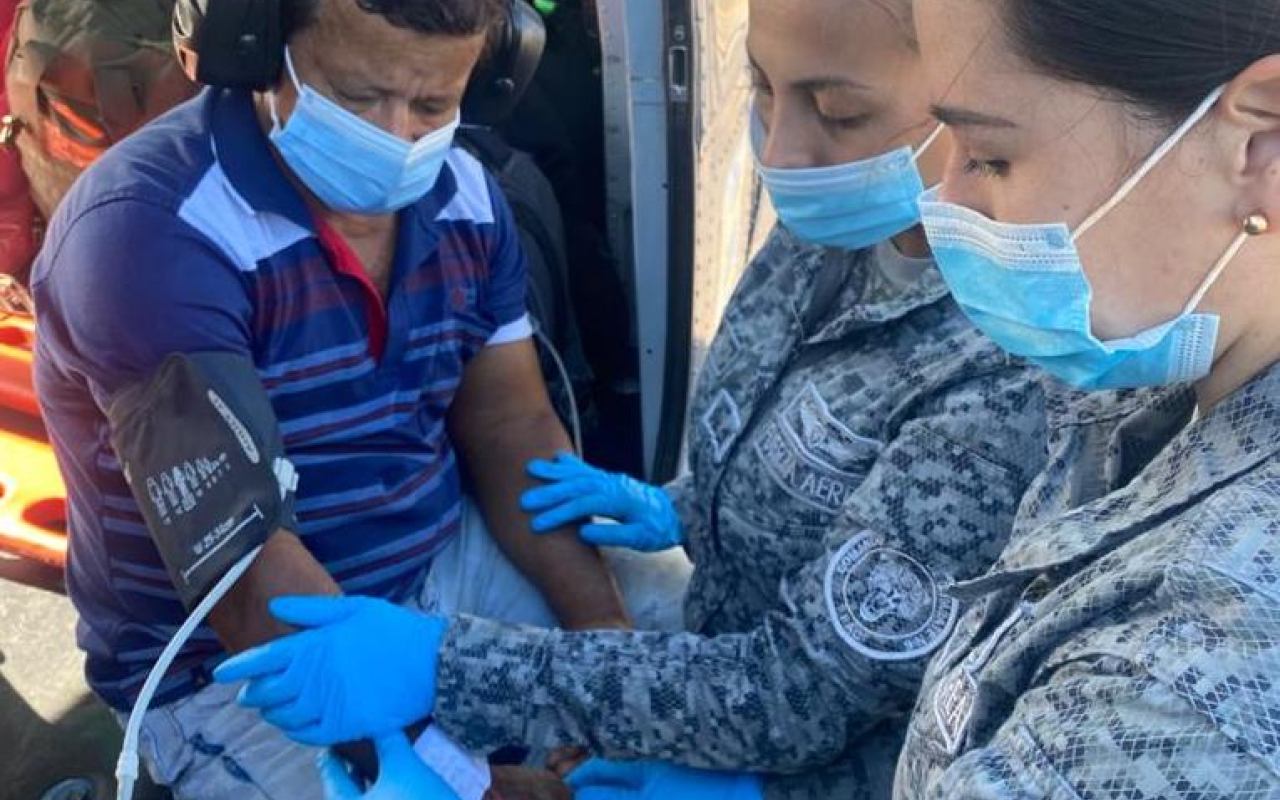 Evacuación de hombre por mordedura de serpiente en el Caquetá