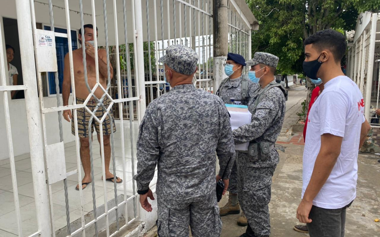 50 Familias malamberas, fueron apoyadas por la Fuerza Aérea Colombiana