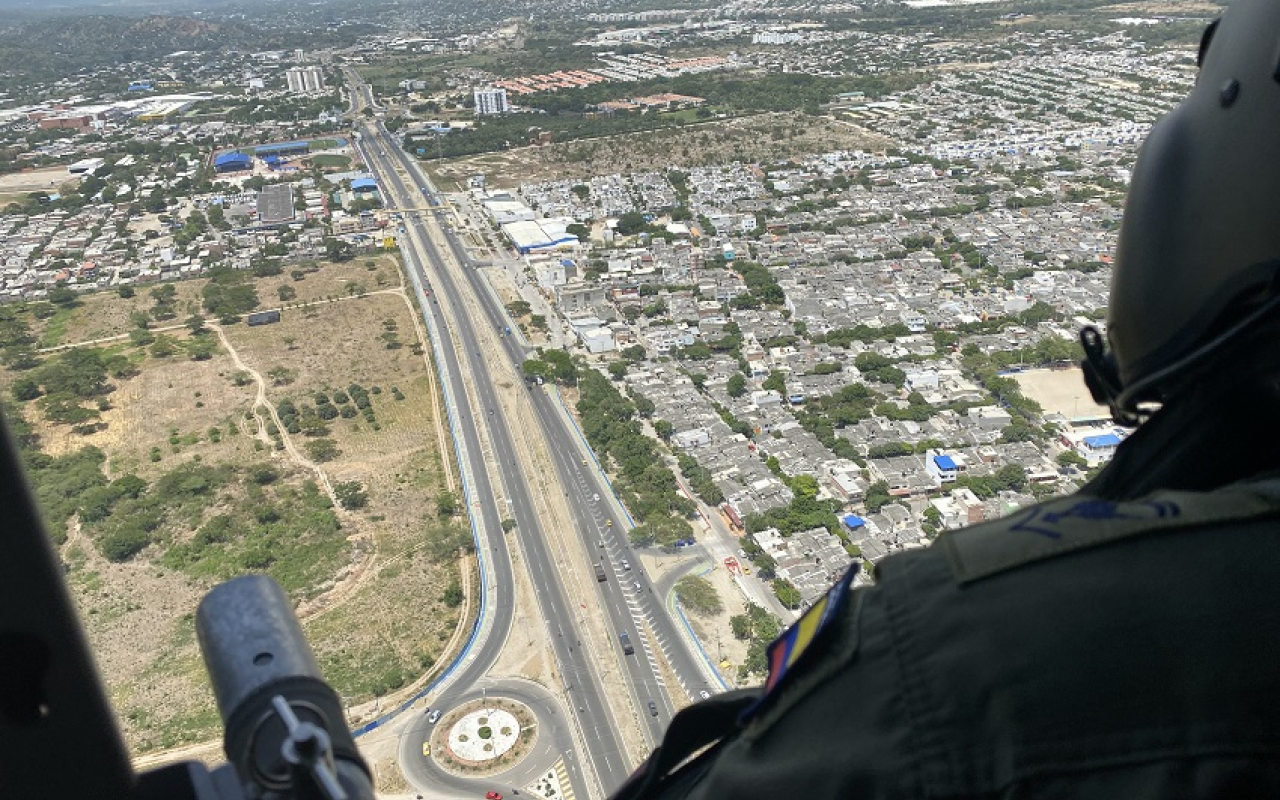 Se realizan sobrevuelos en el Caribe colombiano 