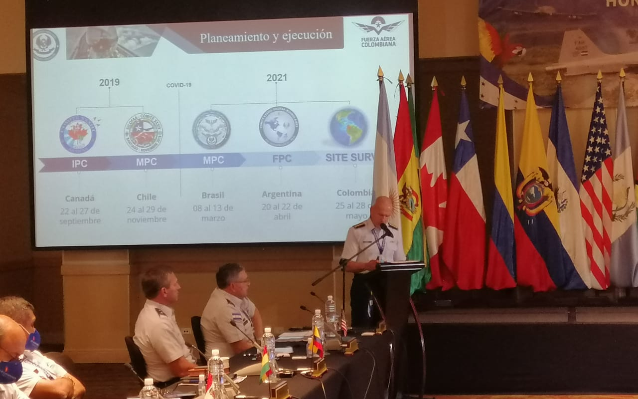 Ejercicios internacionales Cooperación VII y Ángel de los Andes fueron presentados por la FAC