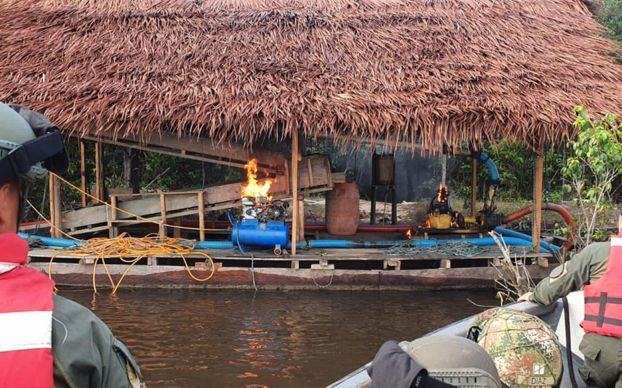 minería ilegal guainía