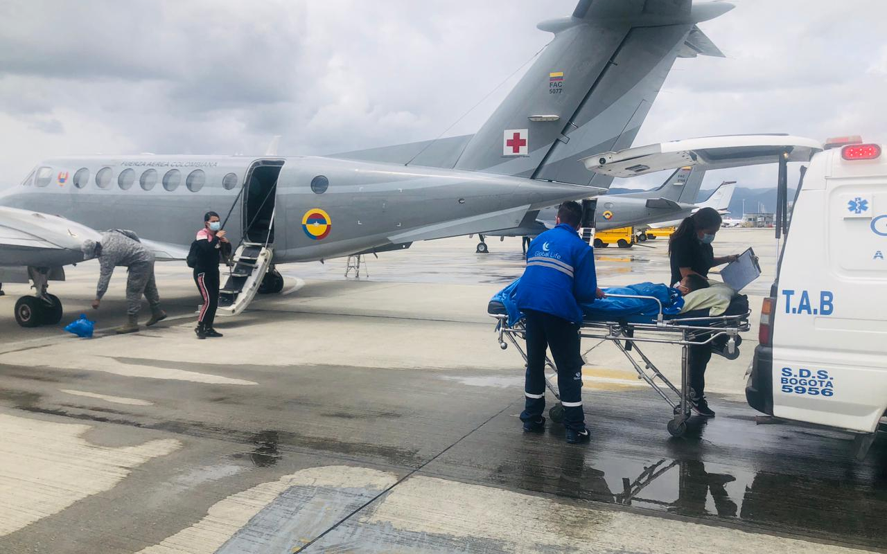 Traslado aeromédico de menor de edad desde Cúcuta hasta Bogotá