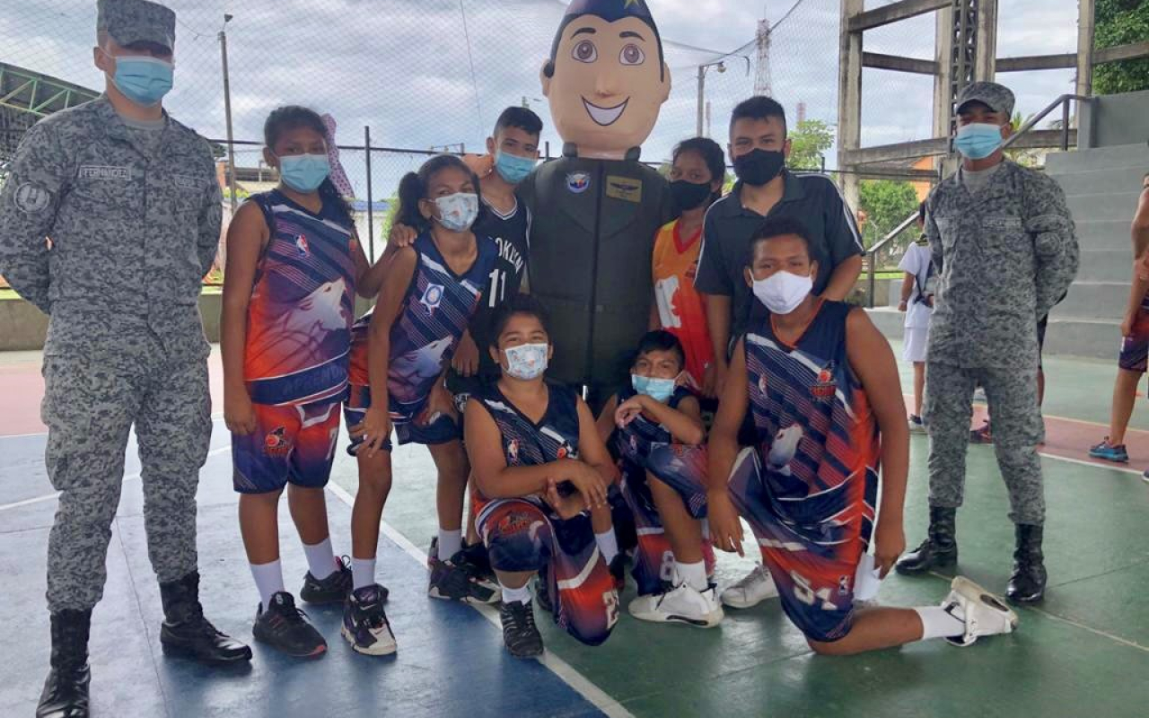 Promoción de prácticas de autocuidado en beneficio de la población infantil fue apoyada por la FAC en el Amazonas