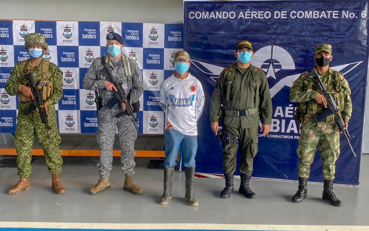 Captura permite debilitar a Grupo Armado Organizado en Caquetá.