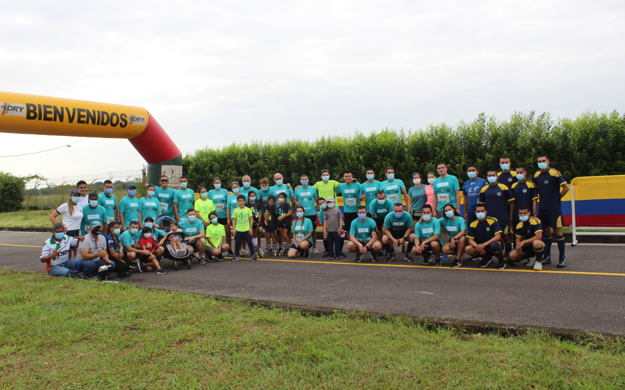 Grupo Aéreo del Casanare corrió por los Héroes de Colombia