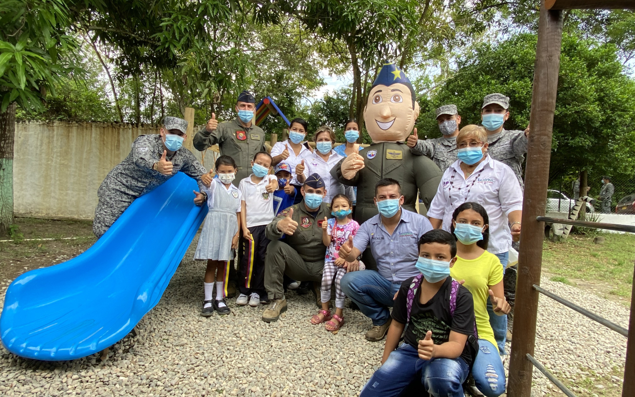 Cuatro parques en Tocaima fueron instalados gracias al ‘Plan Corazón Amigo’ 