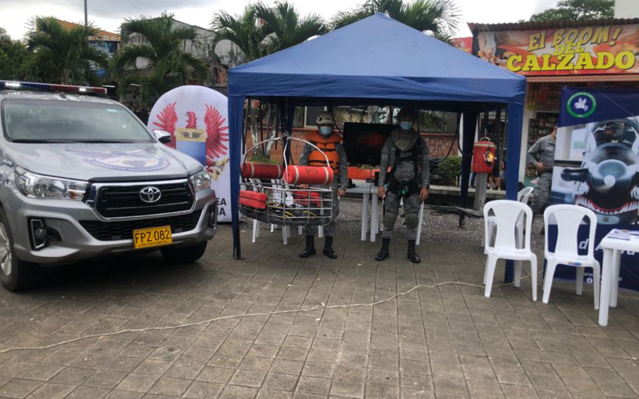 Exposición de seguridad se llevó a cabo en la ciudad de Villavicencio.