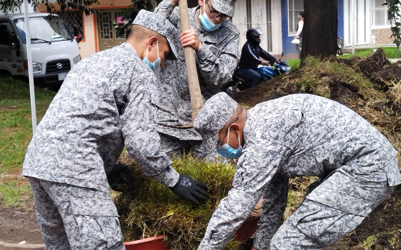 Jornada de embellecimiento en la localidad de Fontibón es adelantada por CATAM 
