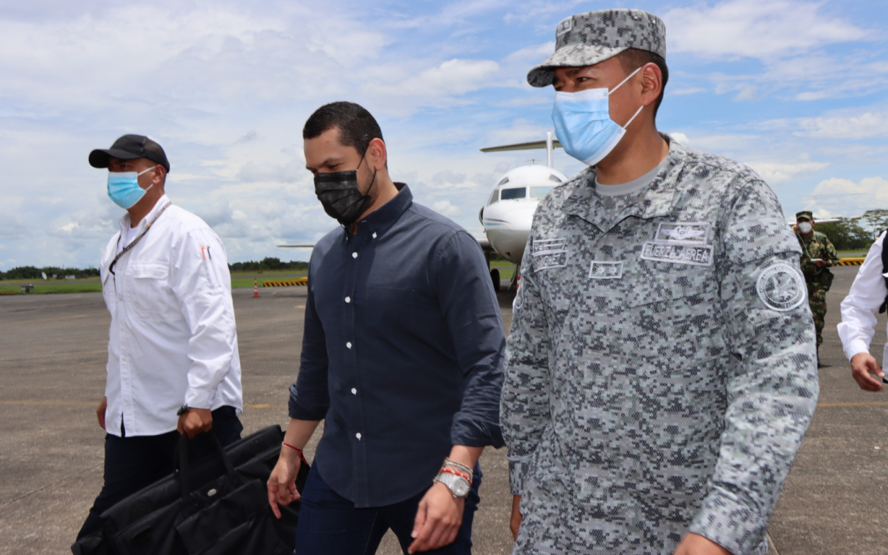 Agenda de gobierno en el Meta, fue apoyada por su Fuerza Aérea Colombiana