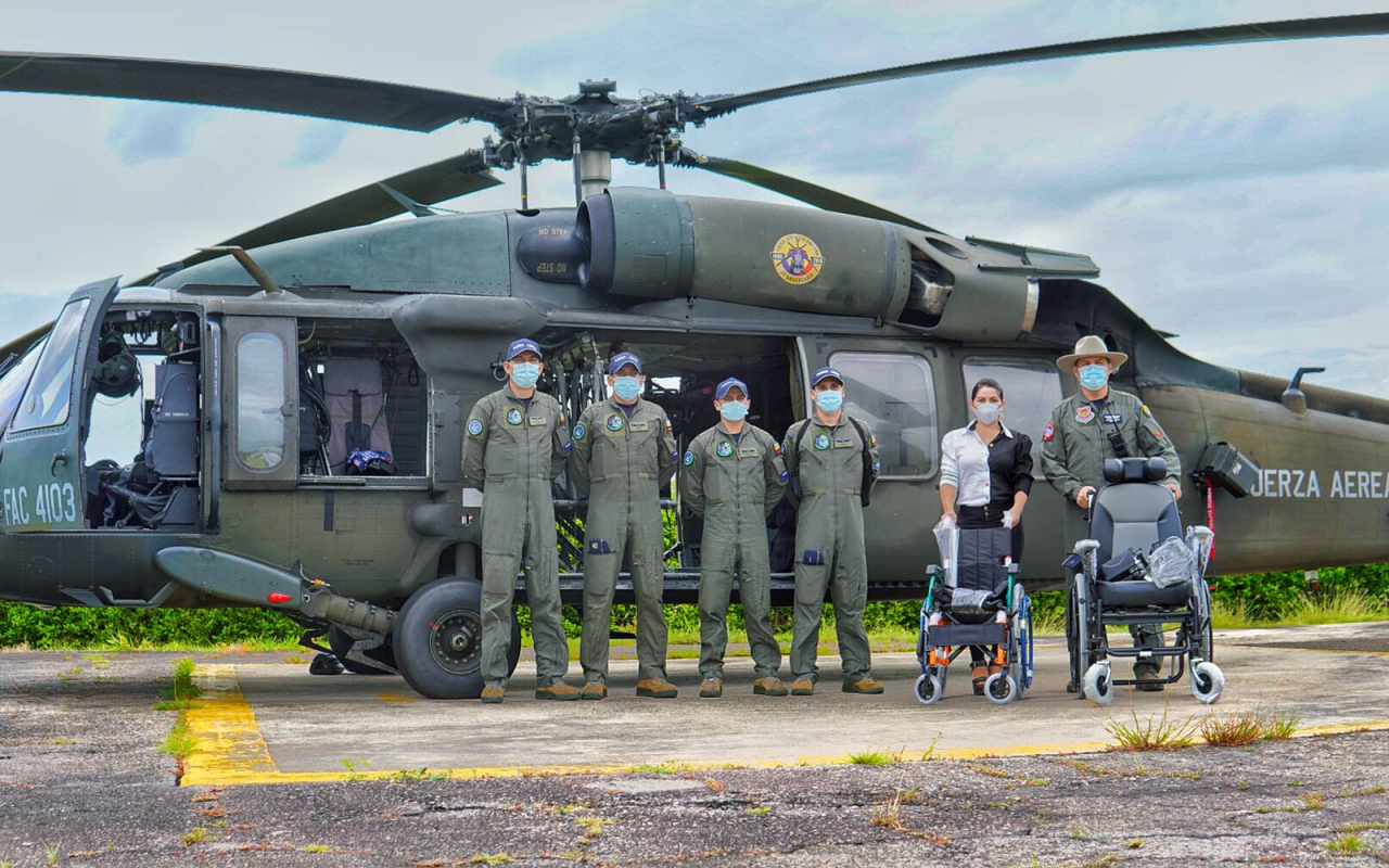 Un vuelo cargado de alegría y esperanza para los habitantes de Orocue, Casanare