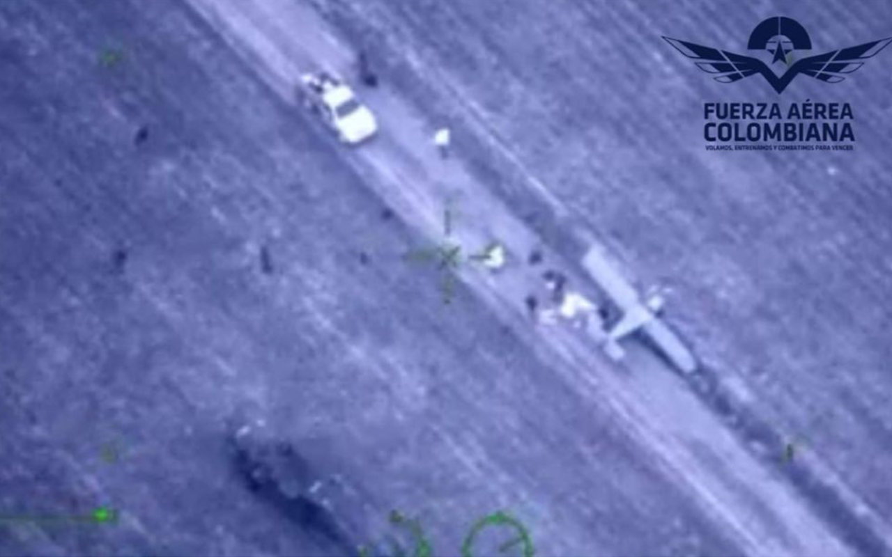 Inmovilizada aeronave con droga en el Valle del Cauca