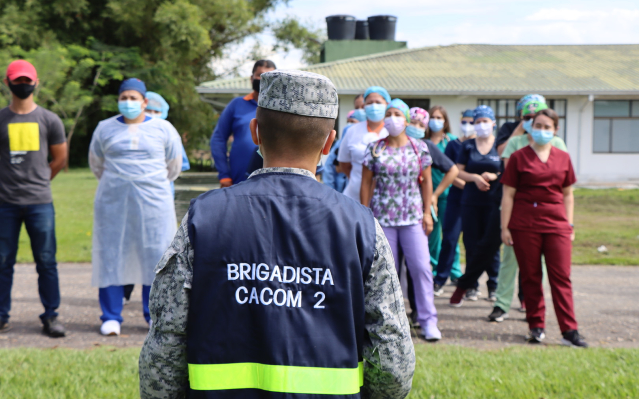 Masiva participación del CACOM 2 en el Simulacro Nacional de Respuesta a Emergencias