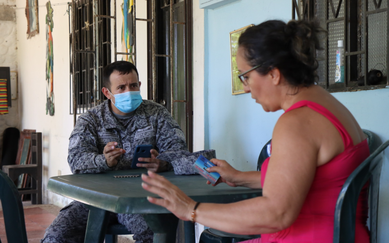 Más de 300 familias de zona rural participaron del “Plan Buen Vecino” liderado por el CACOM-2 