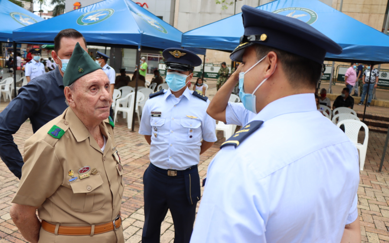 Autoridades del Meta y Fuerza Pública honraron el sacrificio de los veteranos en su día