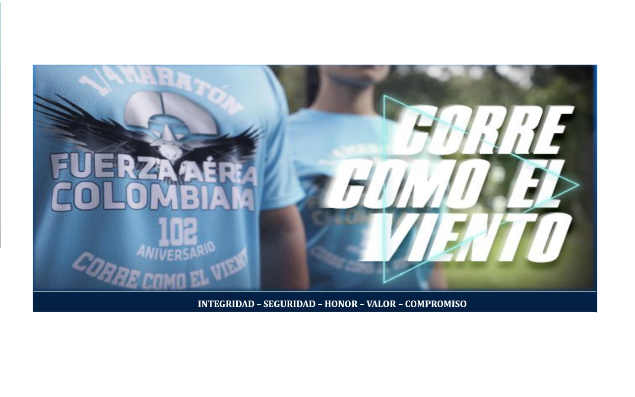 Su Fuerza Aérea Colombiana invita a los habitantes de la Sabana de Occidente a conmemorar 102 años de historia