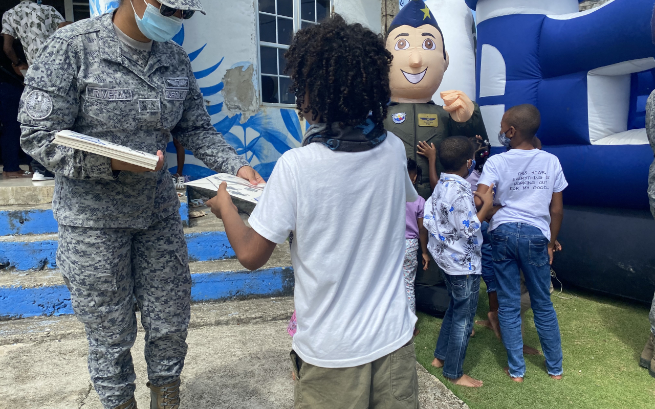 El GACAR celebró el día del niño con la comunidad en el sector de San Luis.