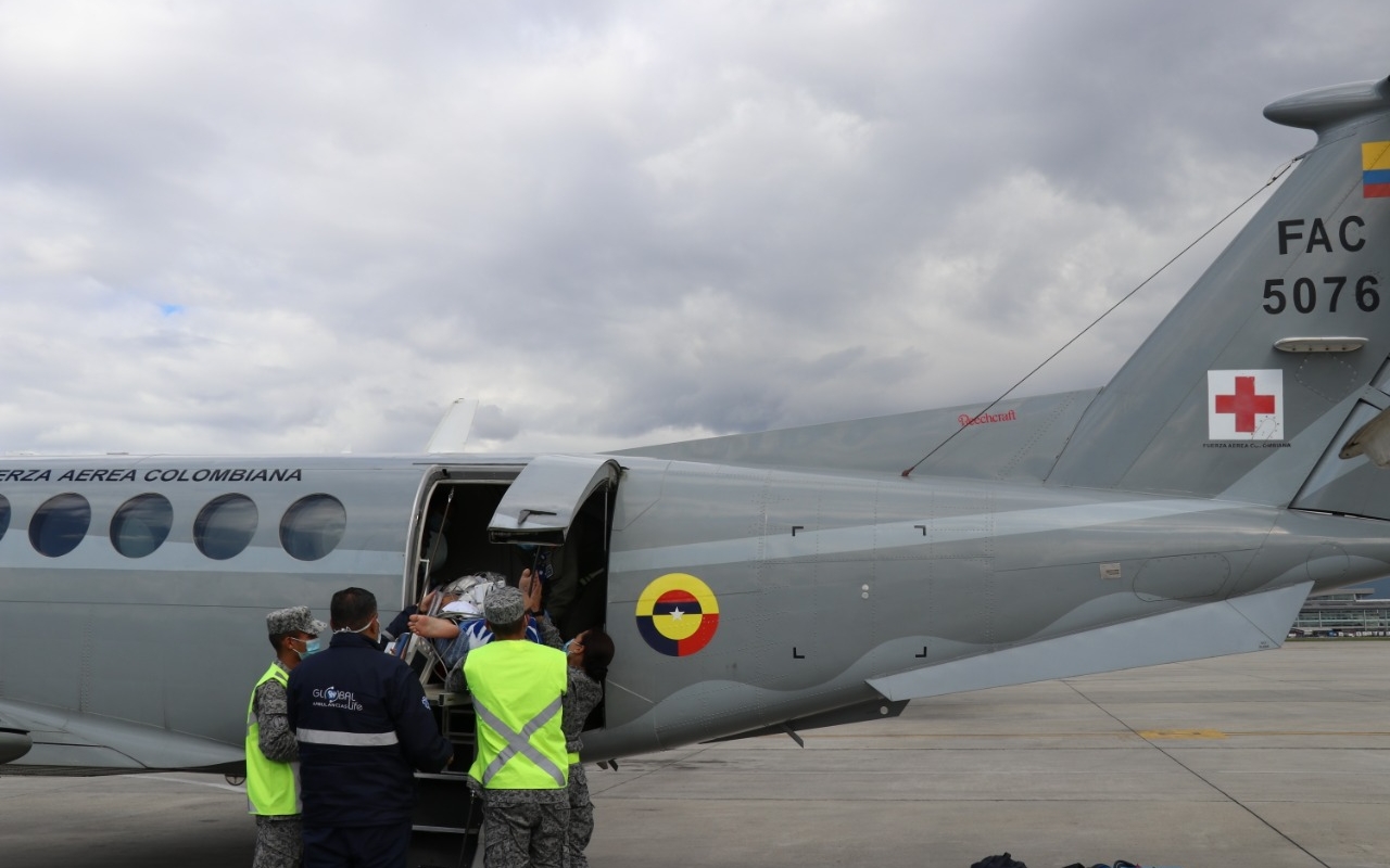 Un nuevo traslado aeromédico es realiza por el CATAM 