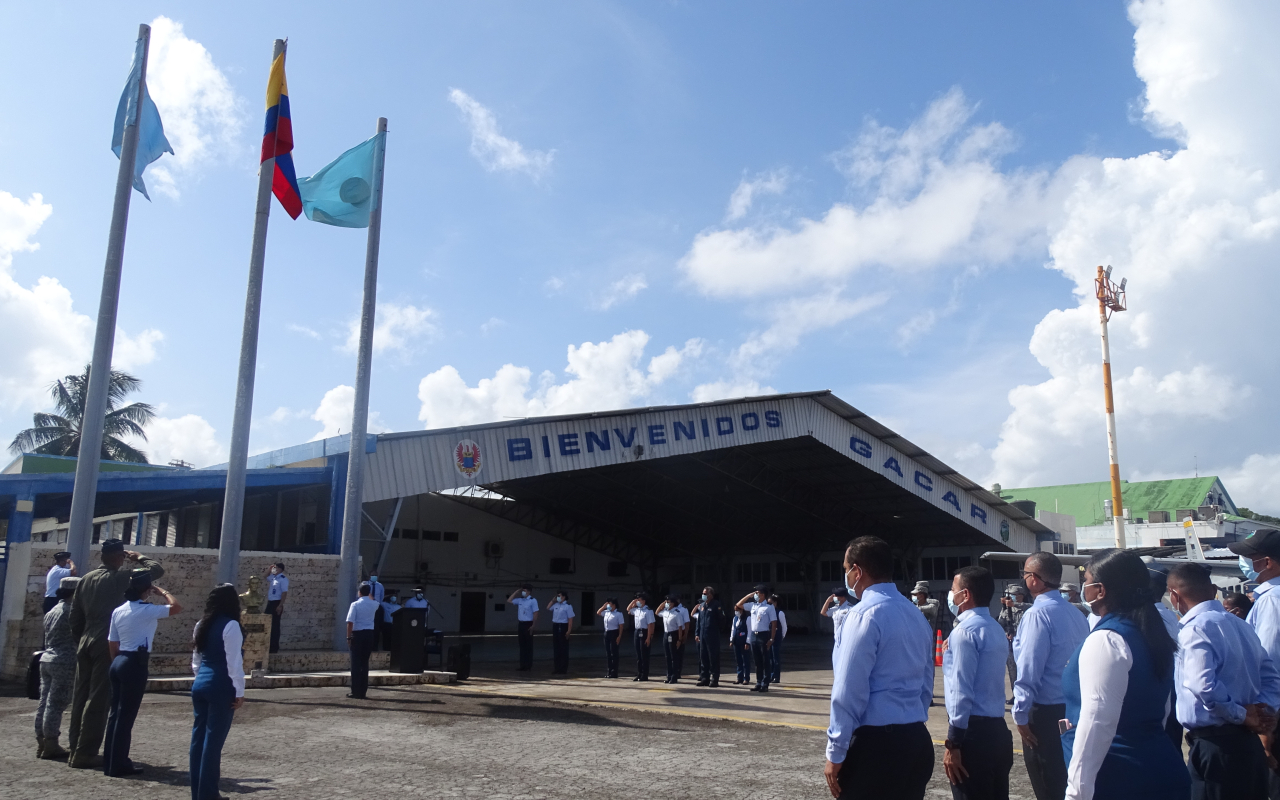 En San Andrés se conmemoraron los 102 años de la Fuerza Aérea Colombiana 