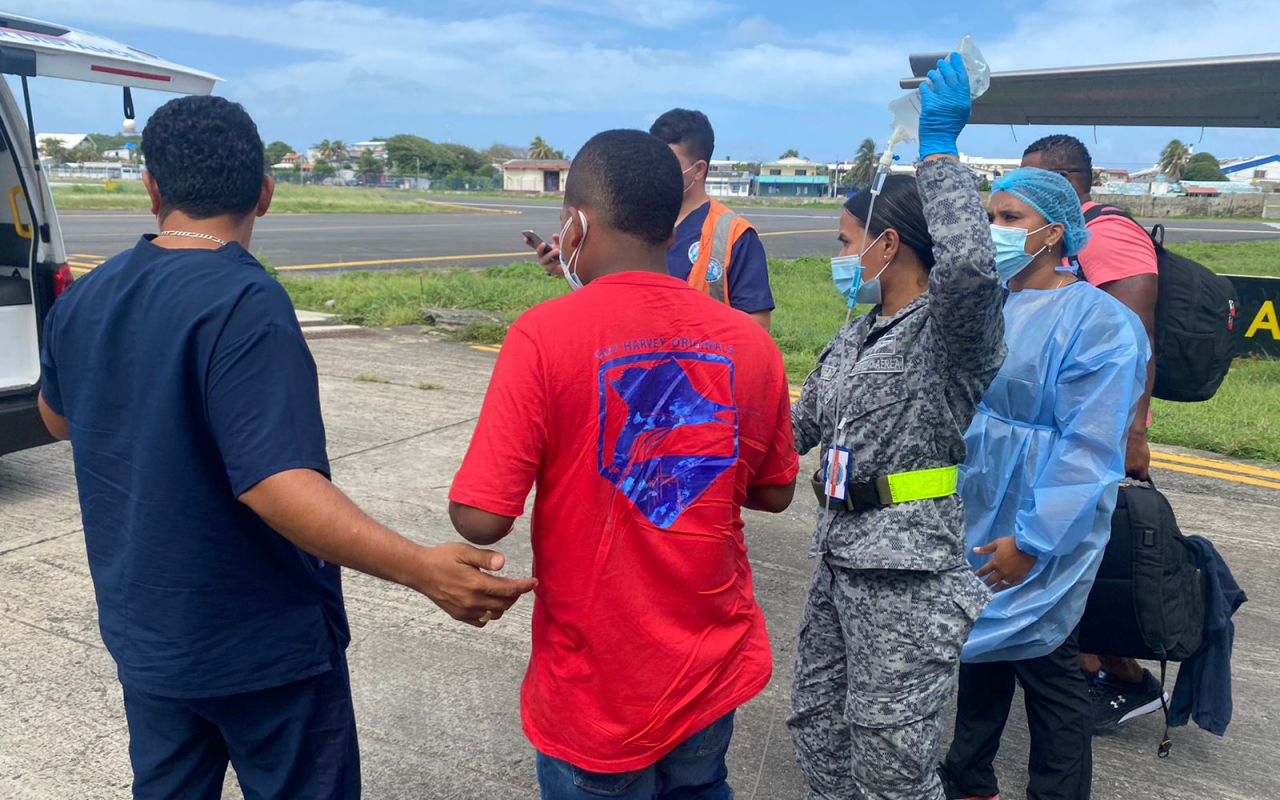Traslado aeromédico de menor de edad desde Providencia hasta San Andrés