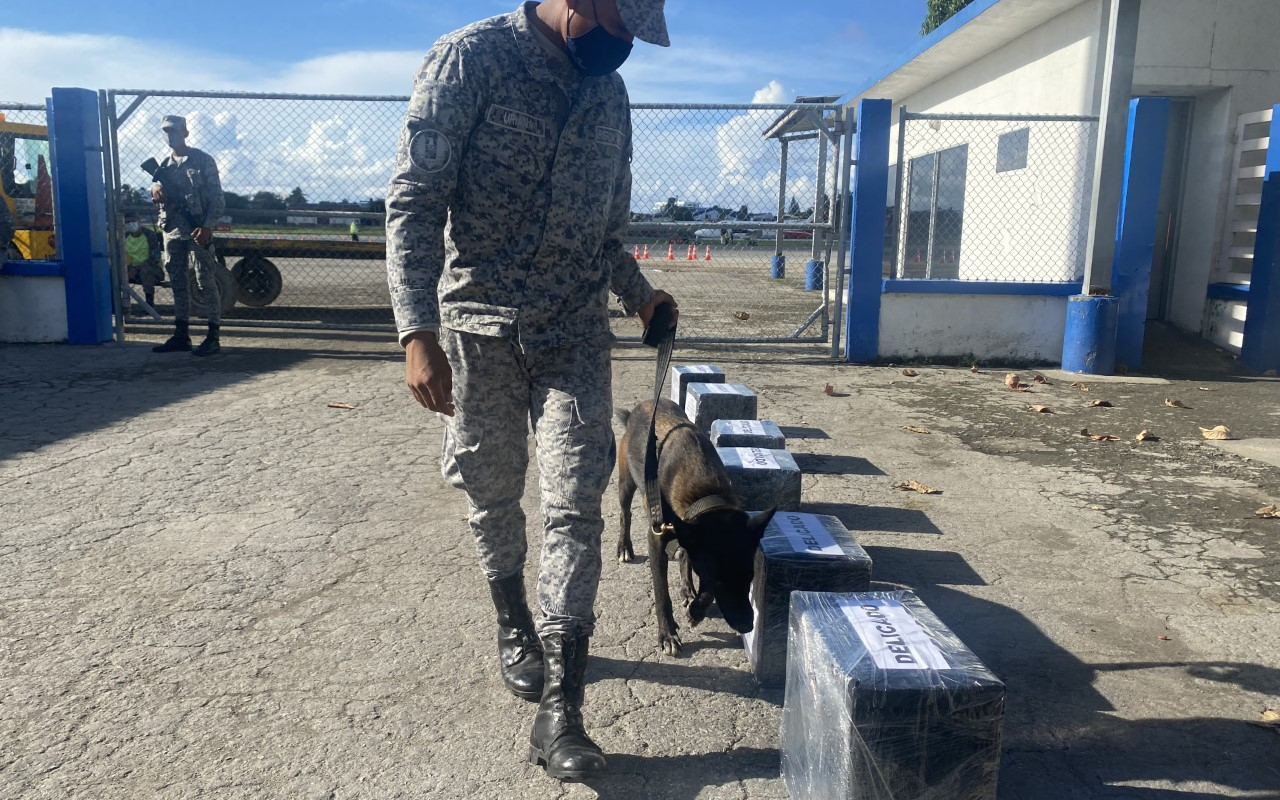 Binomios Caninos de su Fuerza Aérea al servicio de los colombianos.
