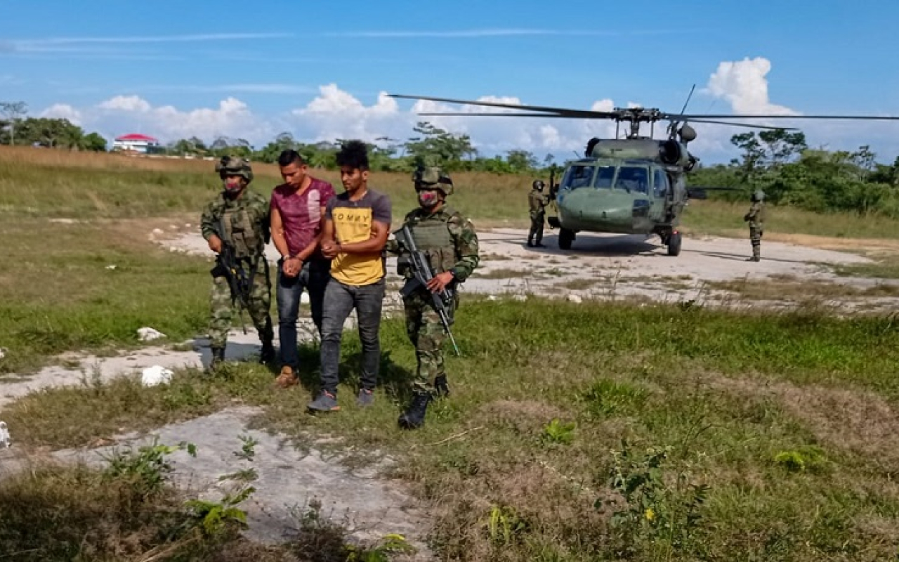 Capturados dos presuntos integrantes del ELN en el Sur de Bolívar