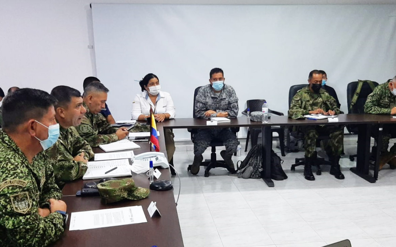 Fuerza Aérea participó en consejo de seguridad de Putumayo