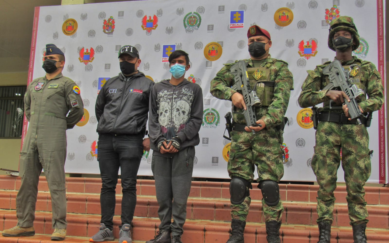 Fue capturado alias ‘Tolima’ presunto integrante del Clan del Golfo en Róvira, Tolima