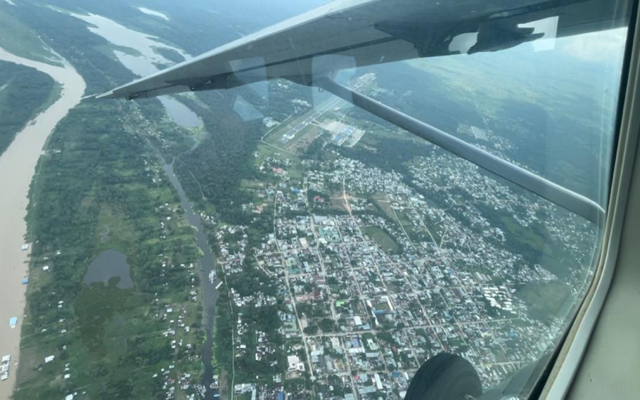 Puestos de control y reconocimiento aéreo en el Amazonas, brindan mayor seguridad para el departamento