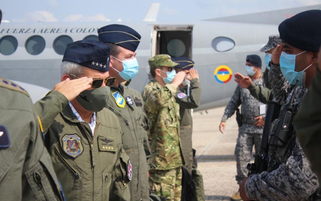Visita geoestratégica del Jefe de Estado Mayor General de la Fuerza Aérea de Argentina al Comando Aéreo de Combate No.1