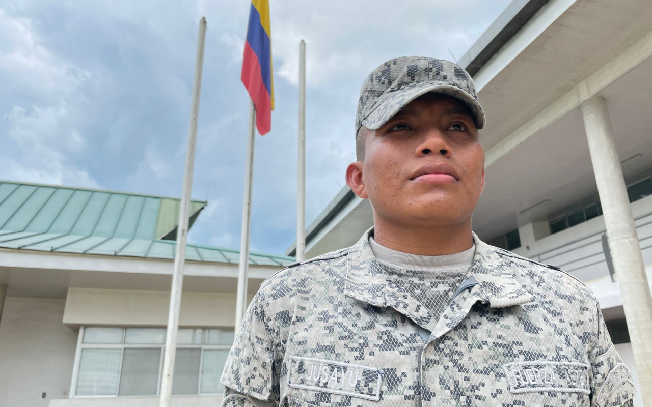 Soldado Wayúu culminó su servicio militar en la Fuerza Aérea Colombiana
