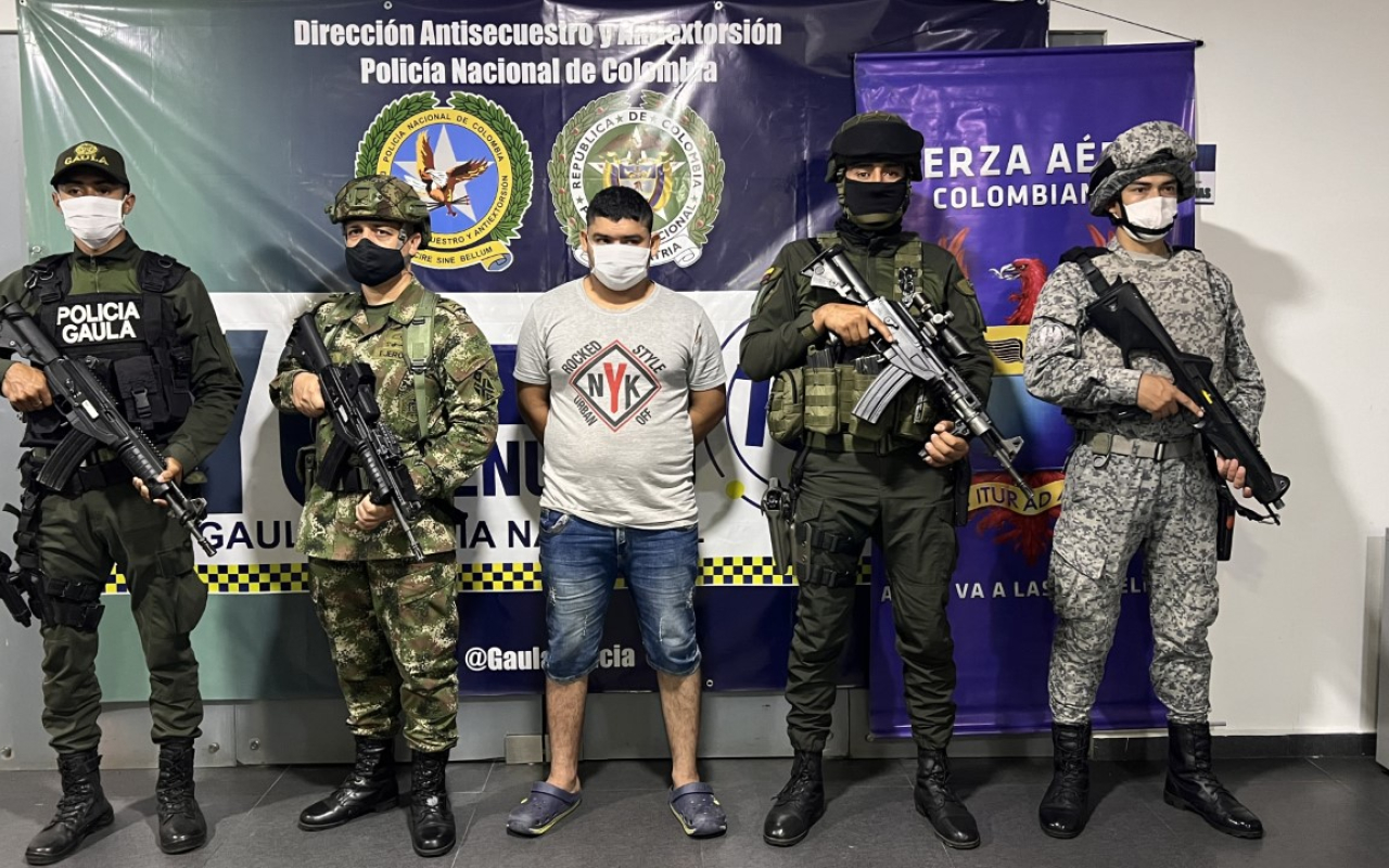Capturado alias “David” integrante de Grupo Armado Organizado Martín Villa