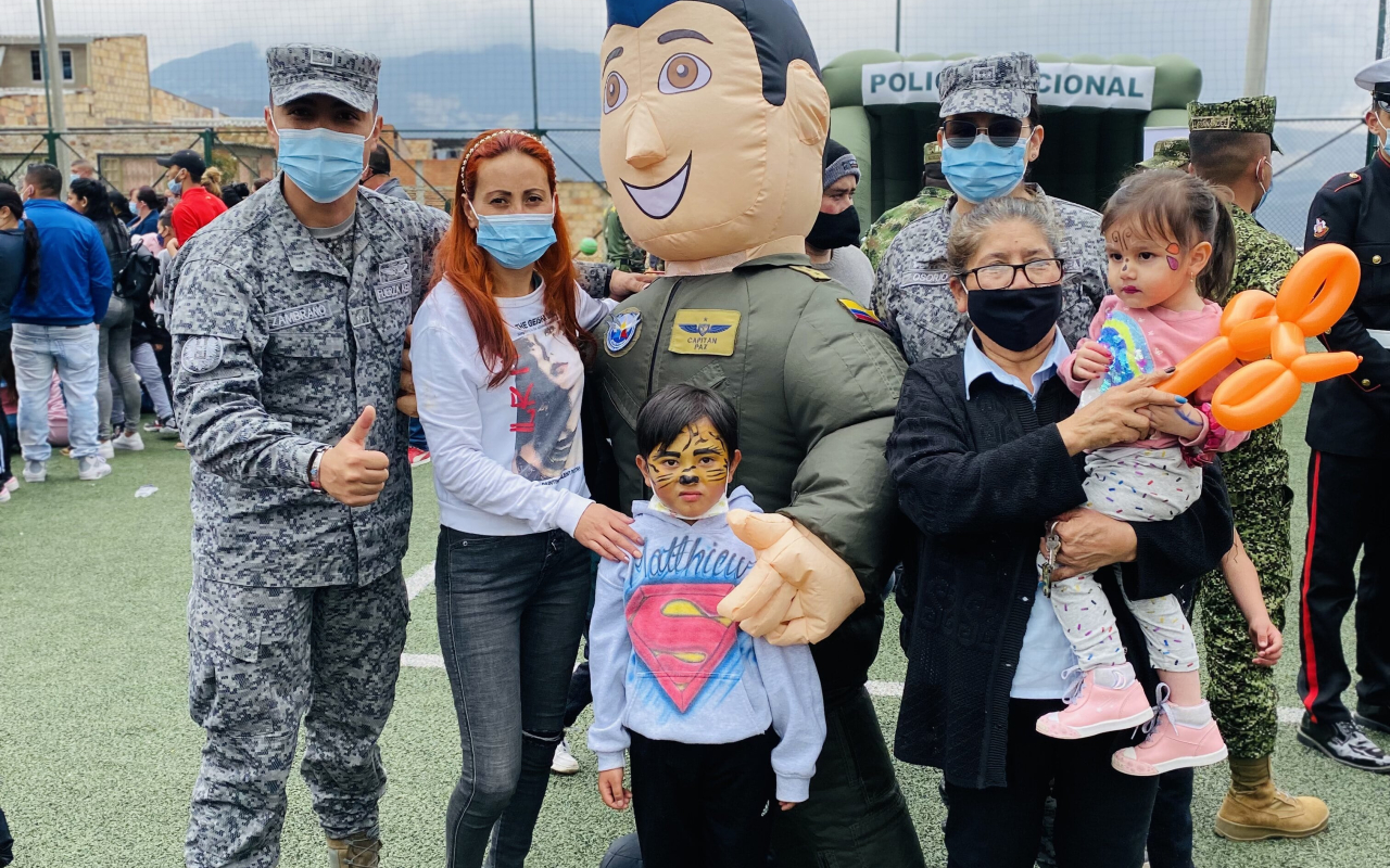 Su Fuerza Aérea Colombiana participó en la jornada de del Plan de Aceleración de Acción Unificada en Bogotá