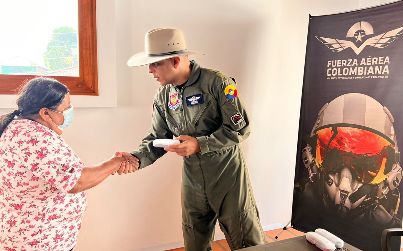 Salud y bienestar para los habitantes de Támara, Casanare gracias a su Fuerza Aérea