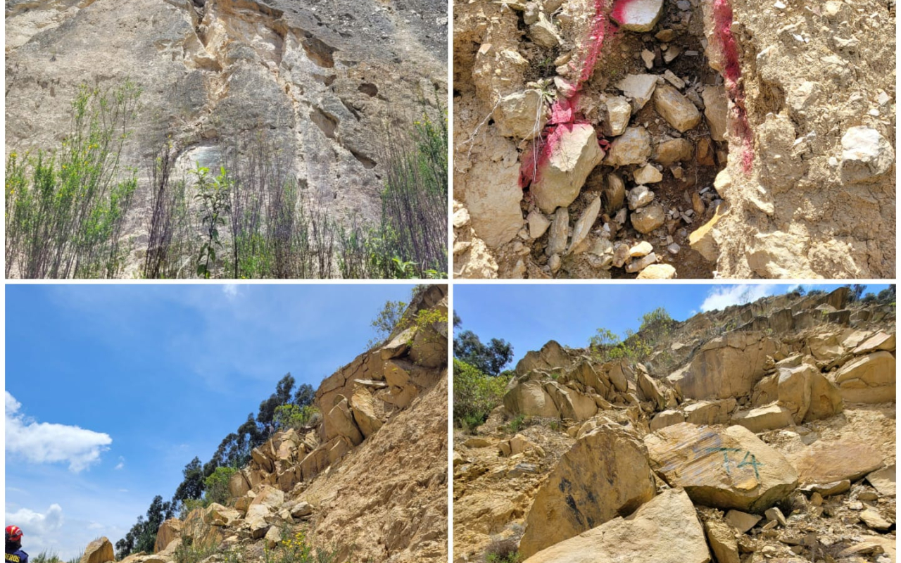 El cerro Casa Blanca es monitoreado por su Fuerza Aérea debido a deslizamiento