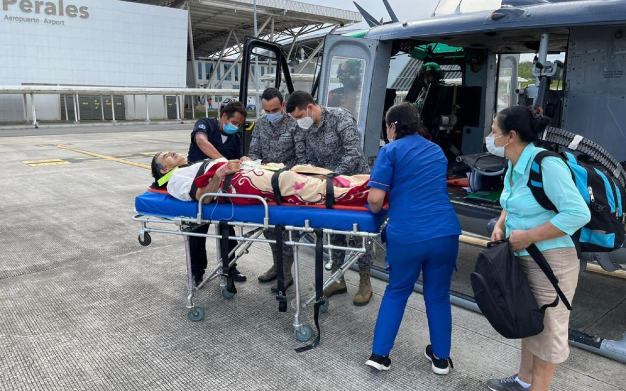Oportuno traslado aeromédico desde Planadas  fue realizado por su Fuerza Aérea