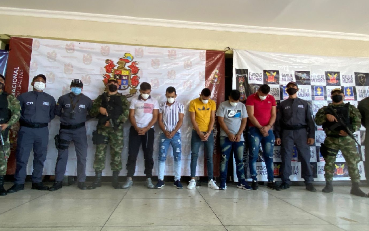 Estructuras de dos grupos armados organizados, fueron debilitadas en Cesar