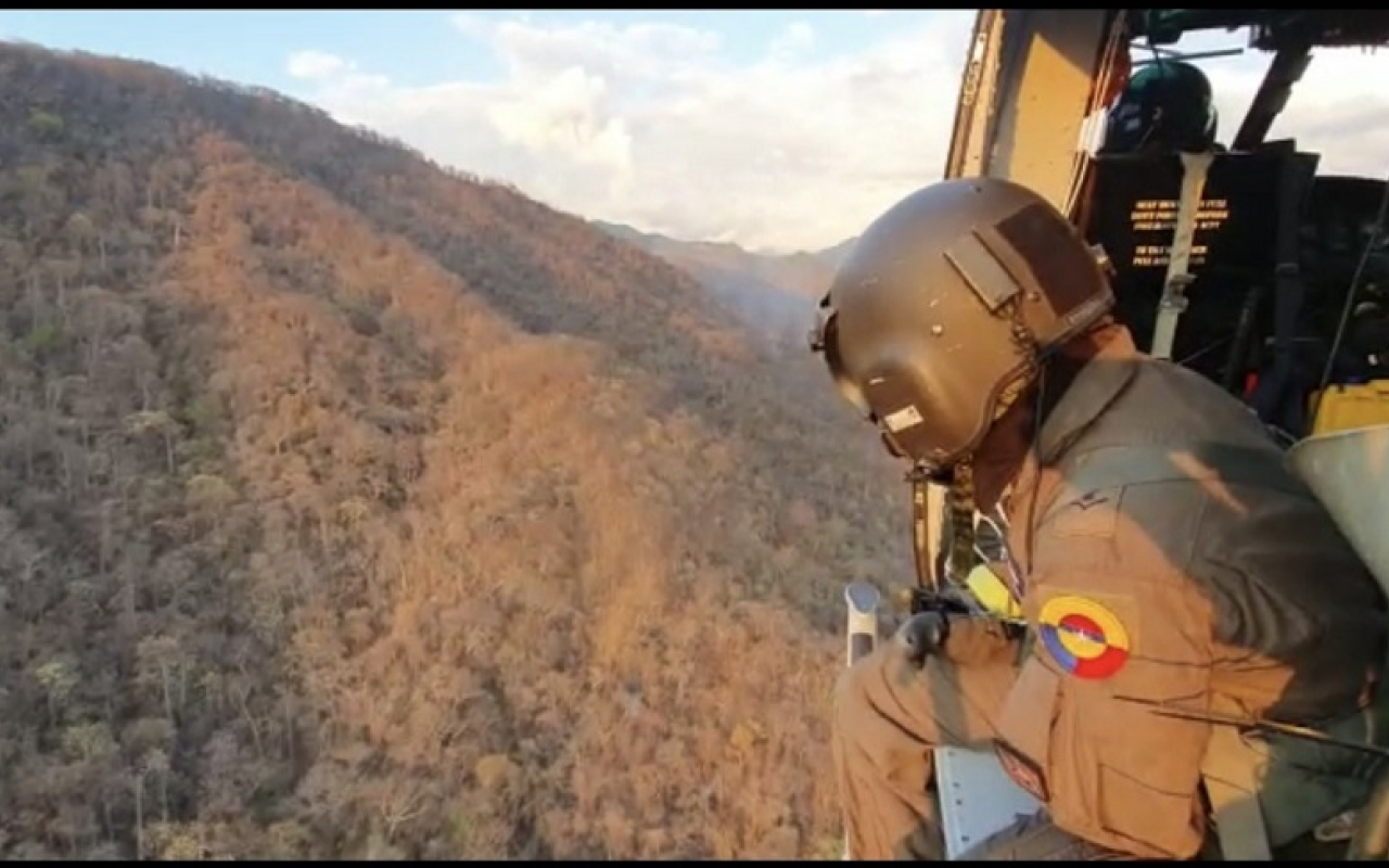 La Fuerza Aérea apoya la extinción de un incendio en Ciénaga